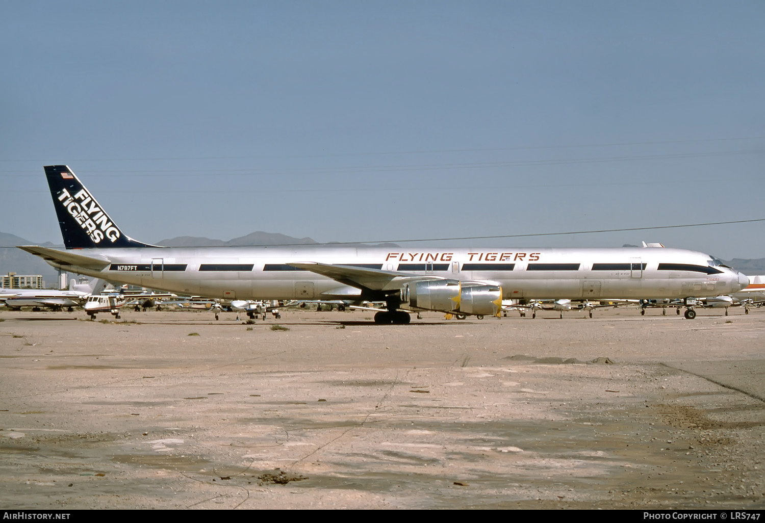Aircraft Photo of N787FT | McDonnell Douglas DC-8-73AF | Flying Tigers | AirHistory.net #252329