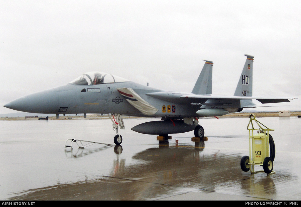 Aircraft Photo of 76-0063 / AF760063 | McDonnell Douglas F-15A Eagle | USA - Air Force | AirHistory.net #252341