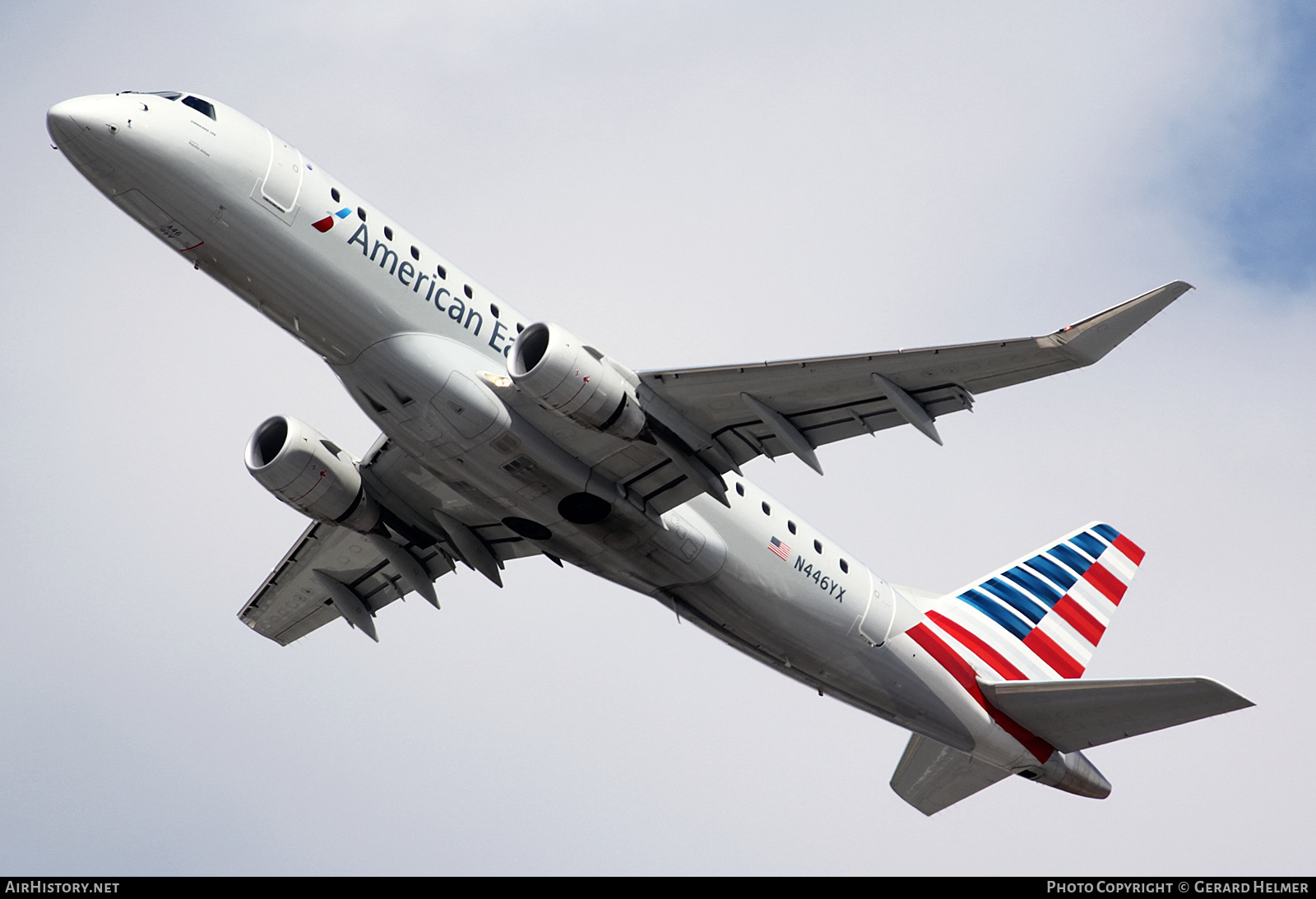 Aircraft Photo of N446YX | Embraer 175LR (ERJ-170-200LR) | American Eagle | AirHistory.net #252360