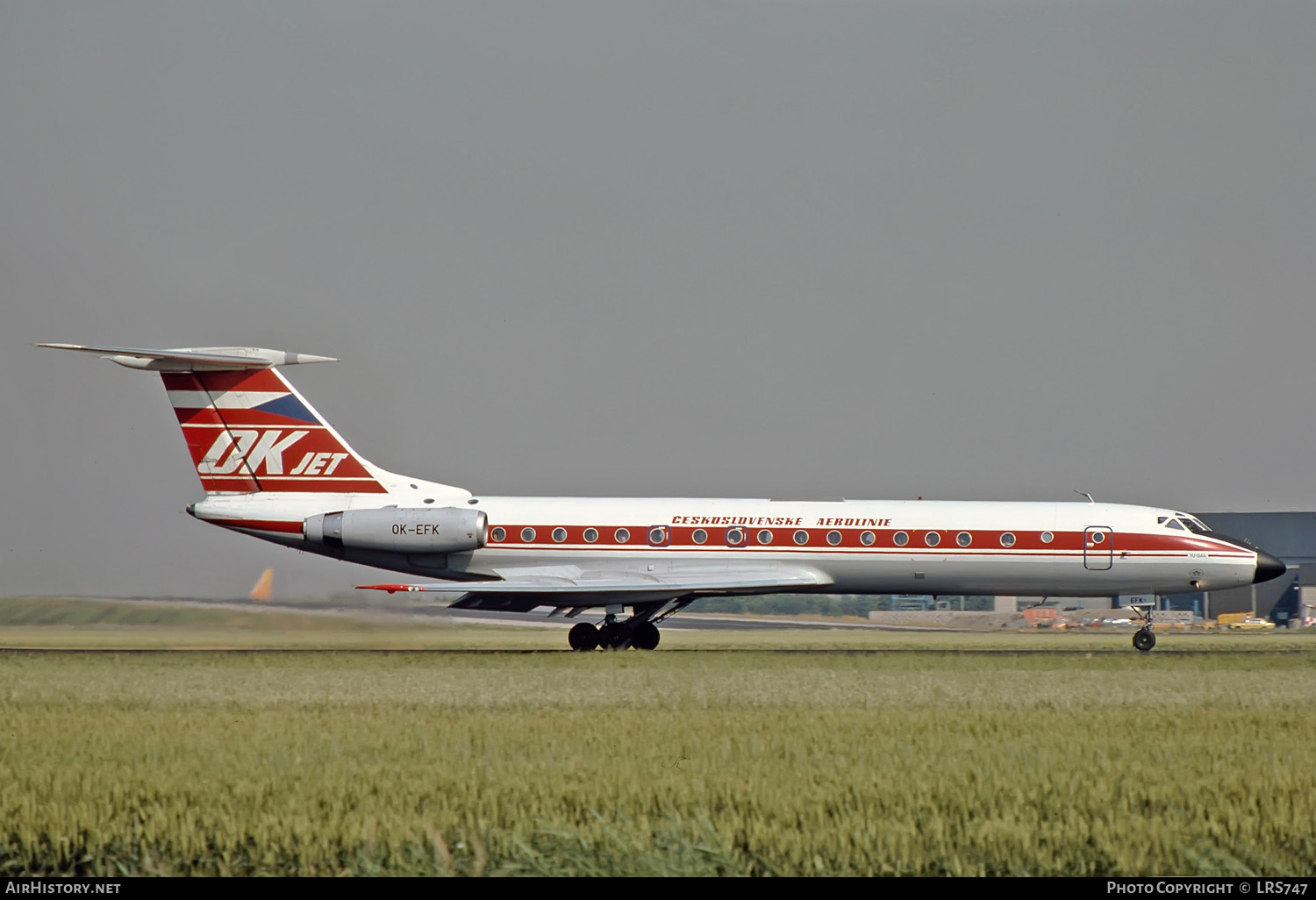Aircraft Photo of OK-EFK | Tupolev Tu-134A | ČSA - Československé Aerolinie - Czechoslovak Airlines | AirHistory.net #252365