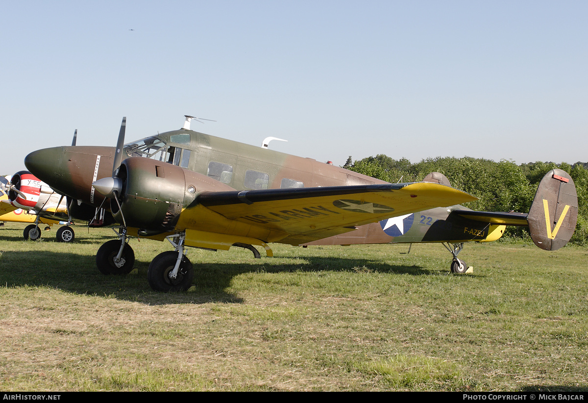 Aircraft Photo of F-AZEJ / 22429 | Beech E18S | USA - Army | AirHistory.net #252368