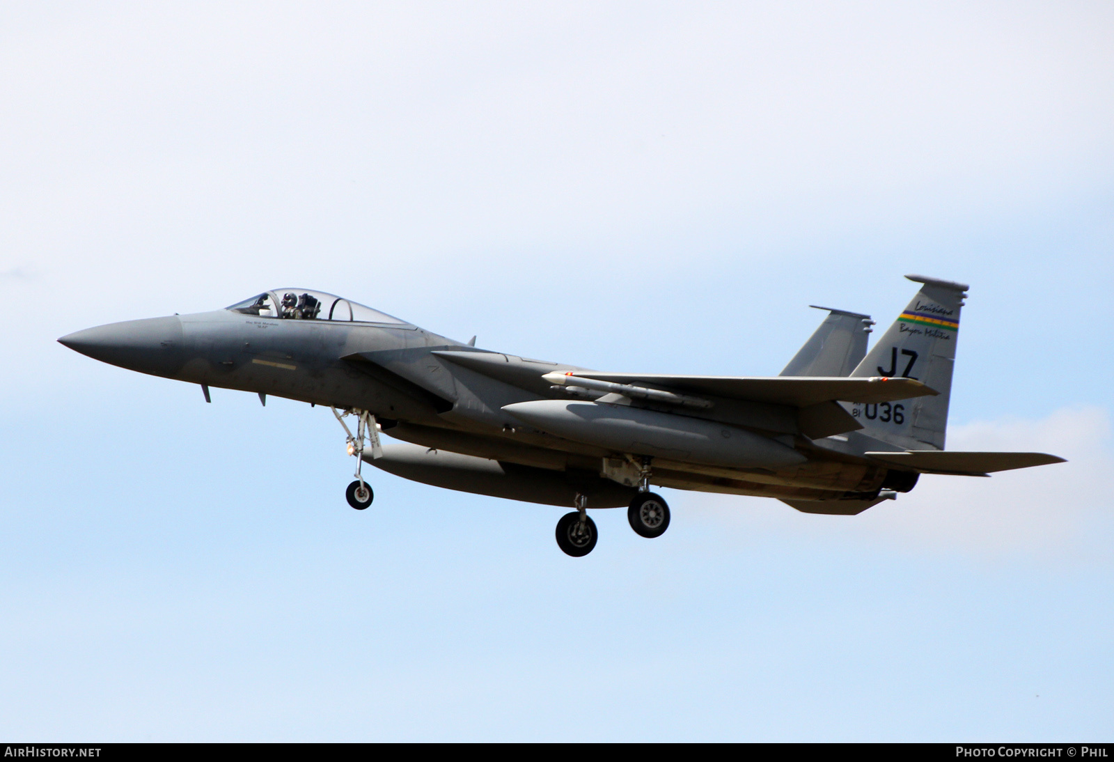 Aircraft Photo of 81-0036 / AF81-036 | McDonnell Douglas F-15C Eagle | USA - Air Force | AirHistory.net #252372