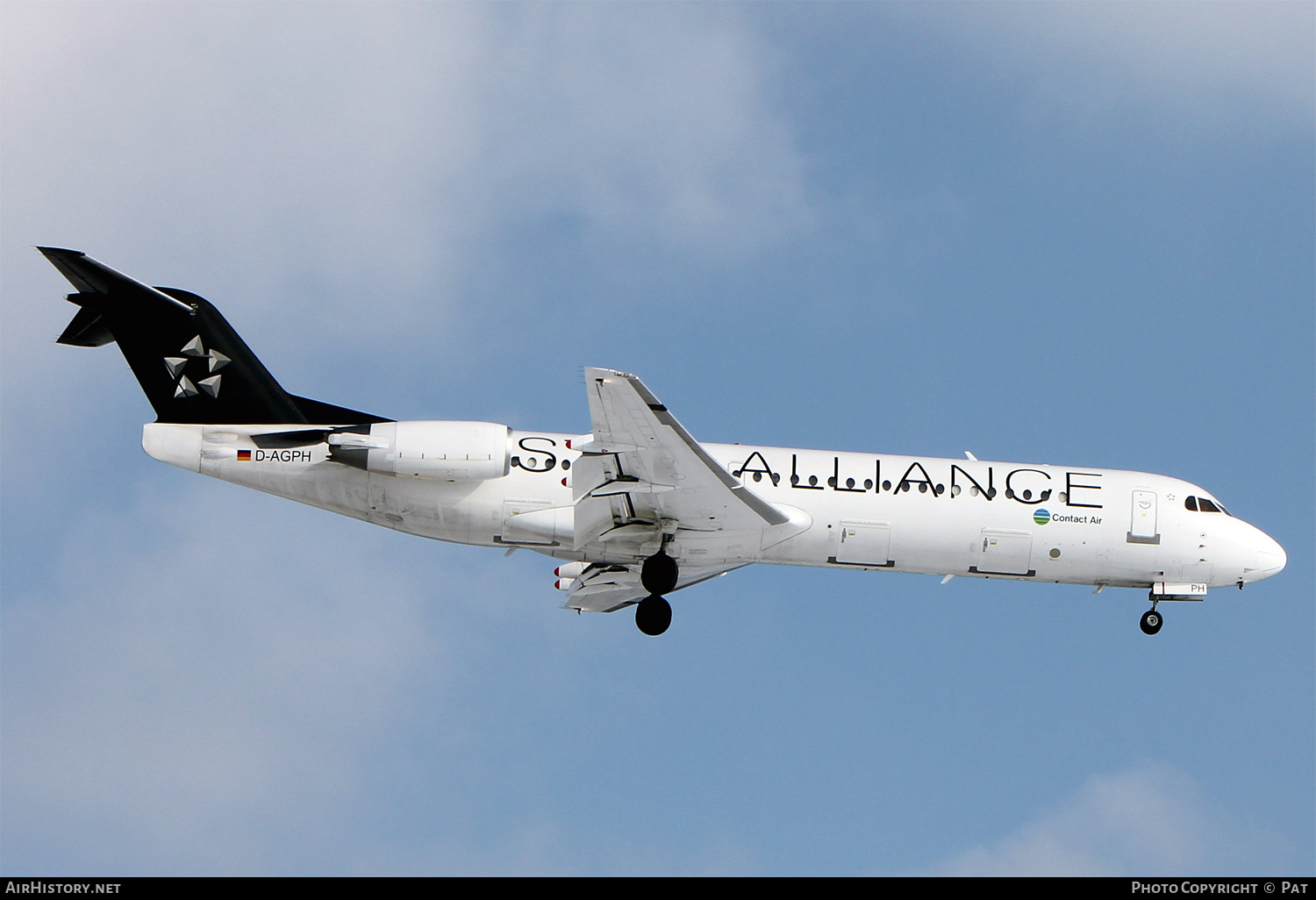 Aircraft Photo of D-AGPH | Fokker 100 (F28-0100) | Contact Air | AirHistory.net #252394