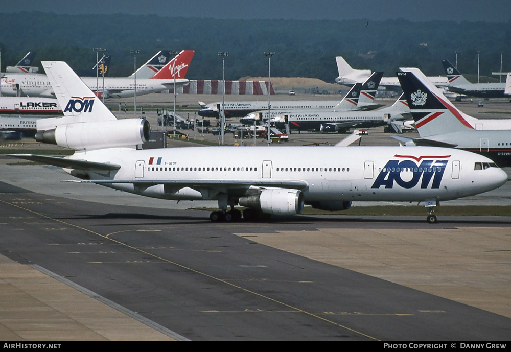 Aircraft Photo of F-GTDF | McDonnell Douglas DC-10-30 | AOM French Airlines | AirHistory.net #252403