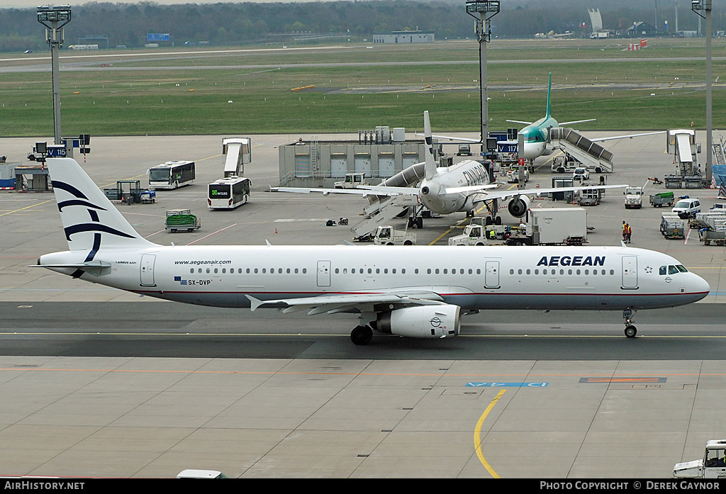 Aircraft Photo of SX-DVP | Airbus A321-232 | Aegean Airlines | AirHistory.net #252411