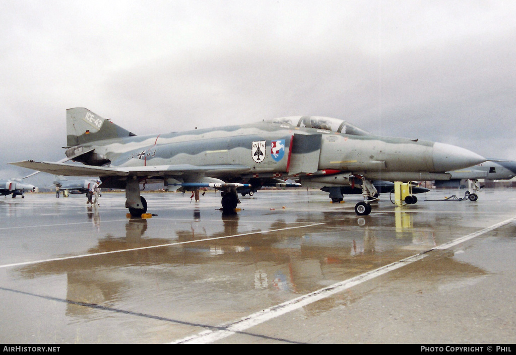 Aircraft Photo of 3843 | McDonnell Douglas F-4F Phantom II | Germany - Air Force | AirHistory.net #252429