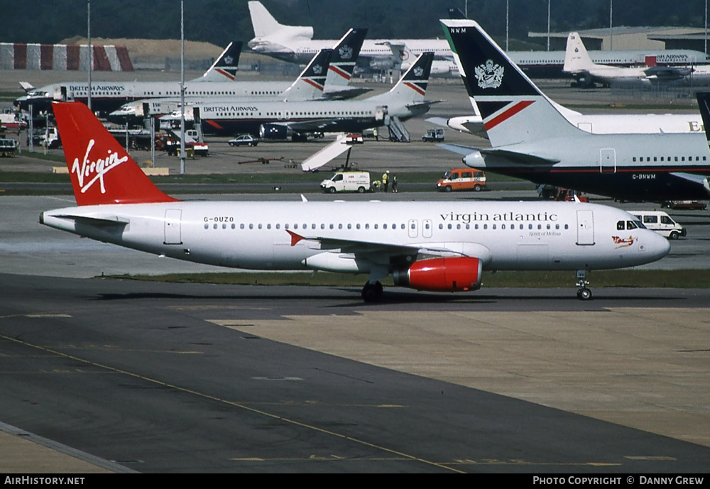 Aircraft Photo of G-OUZO | Airbus A320-231 | Virgin Atlantic Airways | AirHistory.net #252431