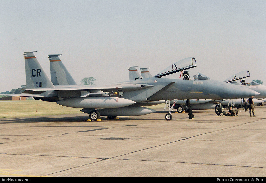 Aircraft Photo of 77-0111 / AF77-111 | McDonnell Douglas F-15A Eagle | USA - Air Force | AirHistory.net #252450
