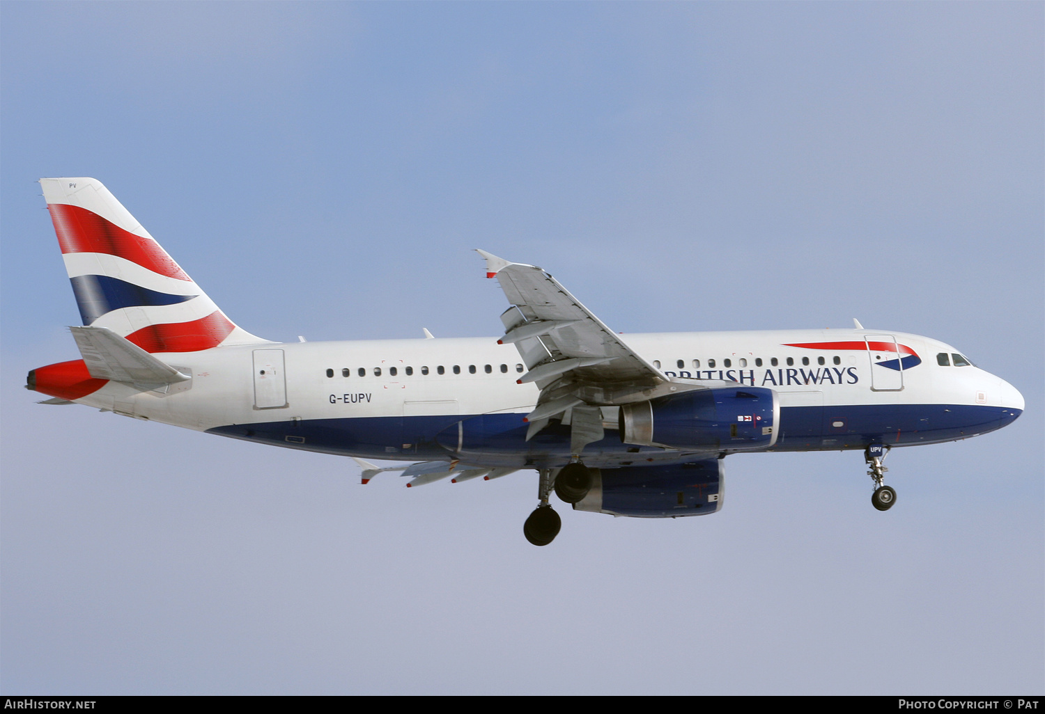 Aircraft Photo of G-EUPV | Airbus A319-131 | British Airways | AirHistory.net #252453