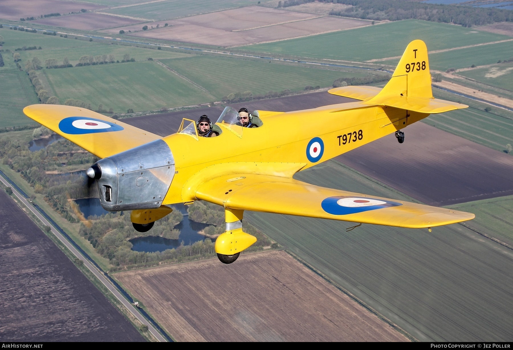 Aircraft Photo of G-AKAT / T9738 | Miles M.14A Hawk Trainer 3 | UK - Air Force | AirHistory.net #252467