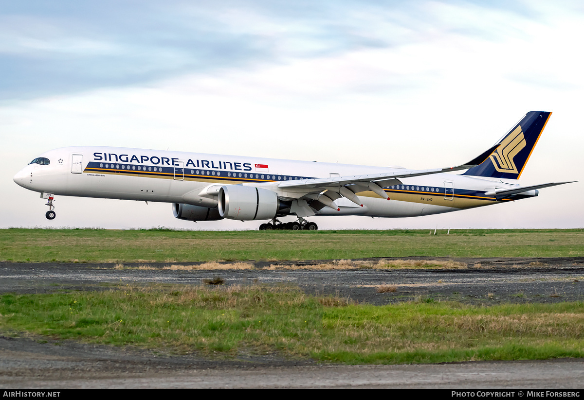 Aircraft Photo of 9V-SHO | Airbus A350-941 | Singapore Airlines | AirHistory.net #252485
