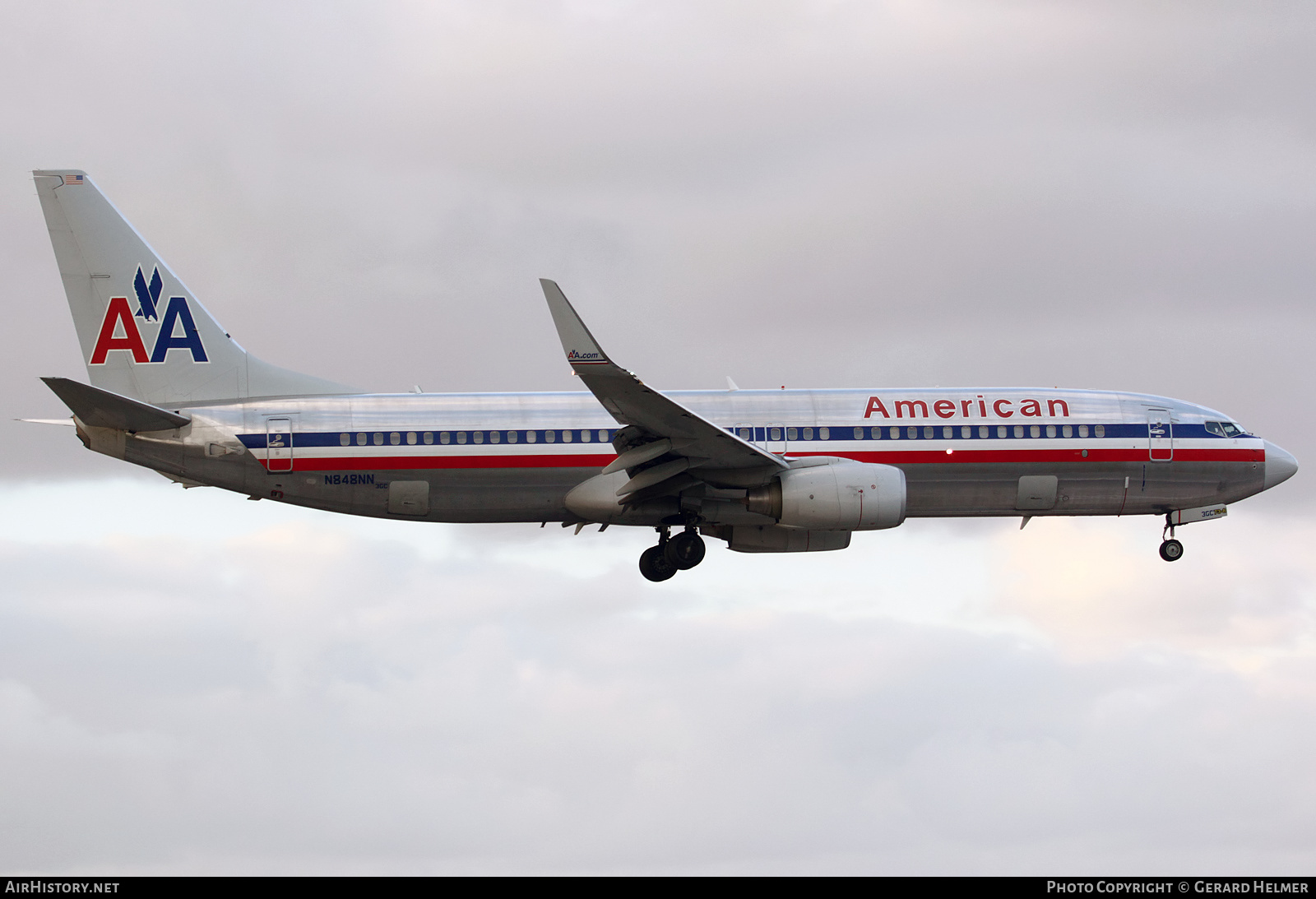 Aircraft Photo of N848NN | Boeing 737-823 | American Airlines | AirHistory.net #252487