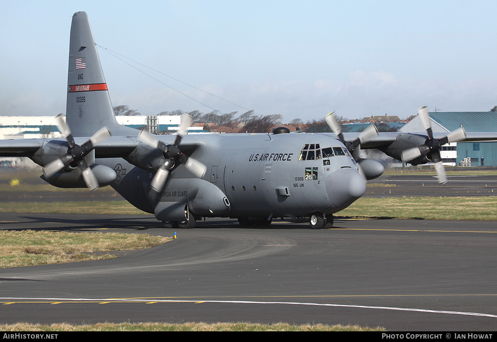 Aircraft Photo of 80-0326 / 00326 | Lockheed C-130H Hercules | USA - Air Force | AirHistory.net #252499