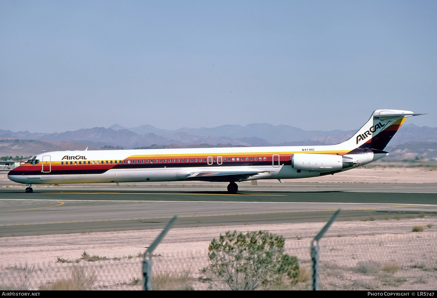 Aircraft Photo of N477AC | McDonnell Douglas MD-82 (DC-9-82) | AirCal | AirHistory.net #252511