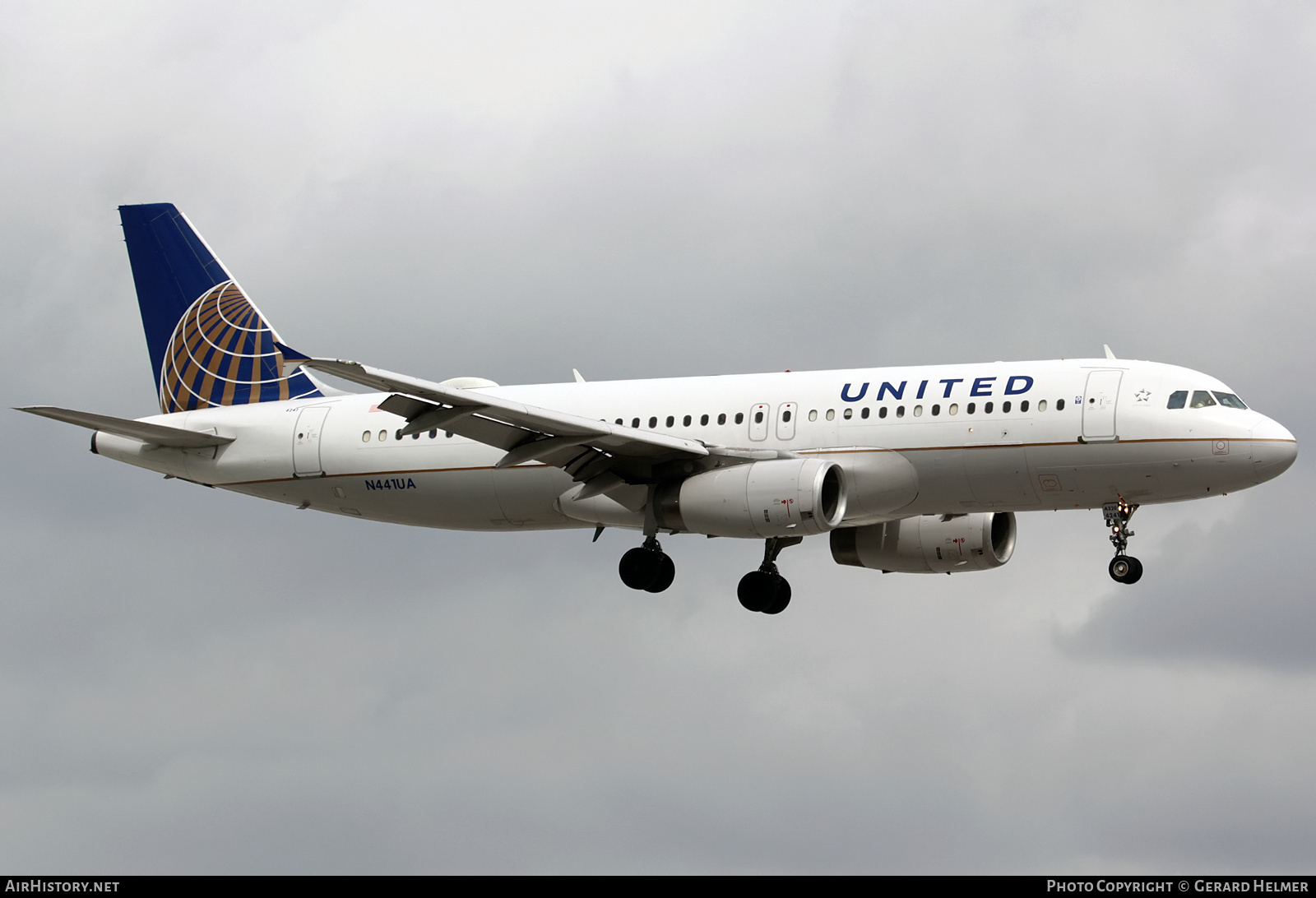 Aircraft Photo of N441UA | Airbus A320-232 | United Airlines | AirHistory.net #252521