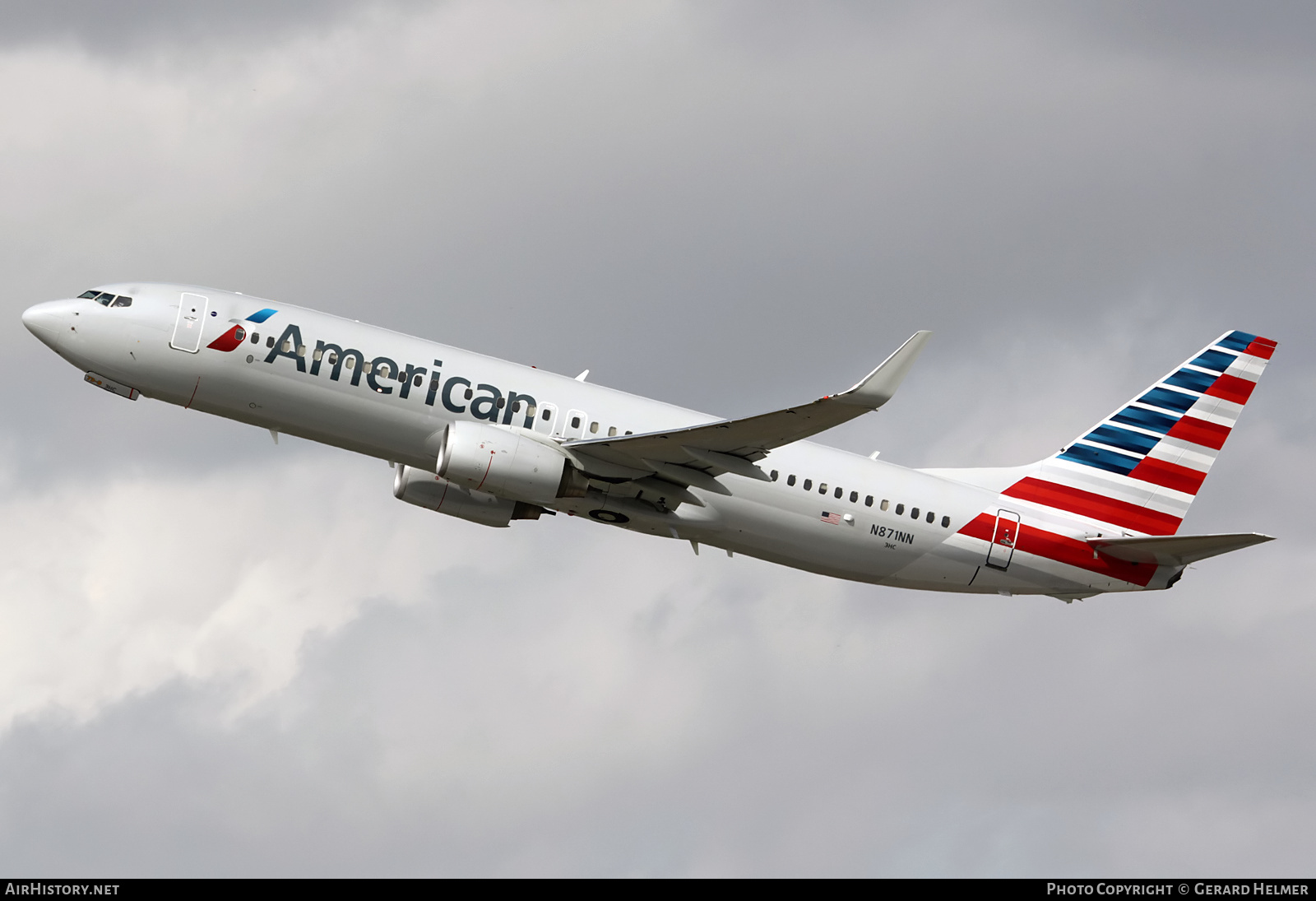 Aircraft Photo of N871NN | Boeing 737-823 | American Airlines | AirHistory.net #252565