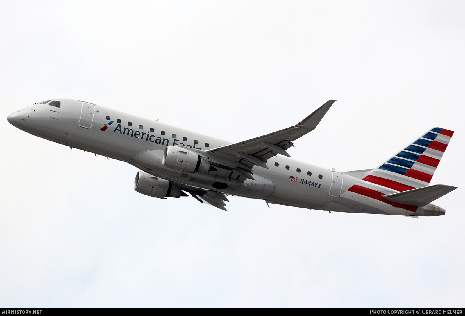 Aircraft Photo of N444YX | Embraer 175LR (ERJ-170-200LR) | American Eagle | AirHistory.net #252568