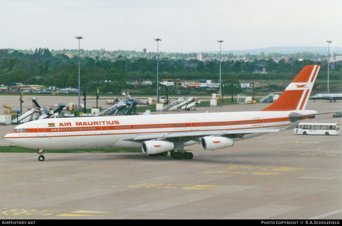 Aircraft Photo of 3B-NAT | Airbus A340-312 | Air Mauritius | AirHistory.net #252581