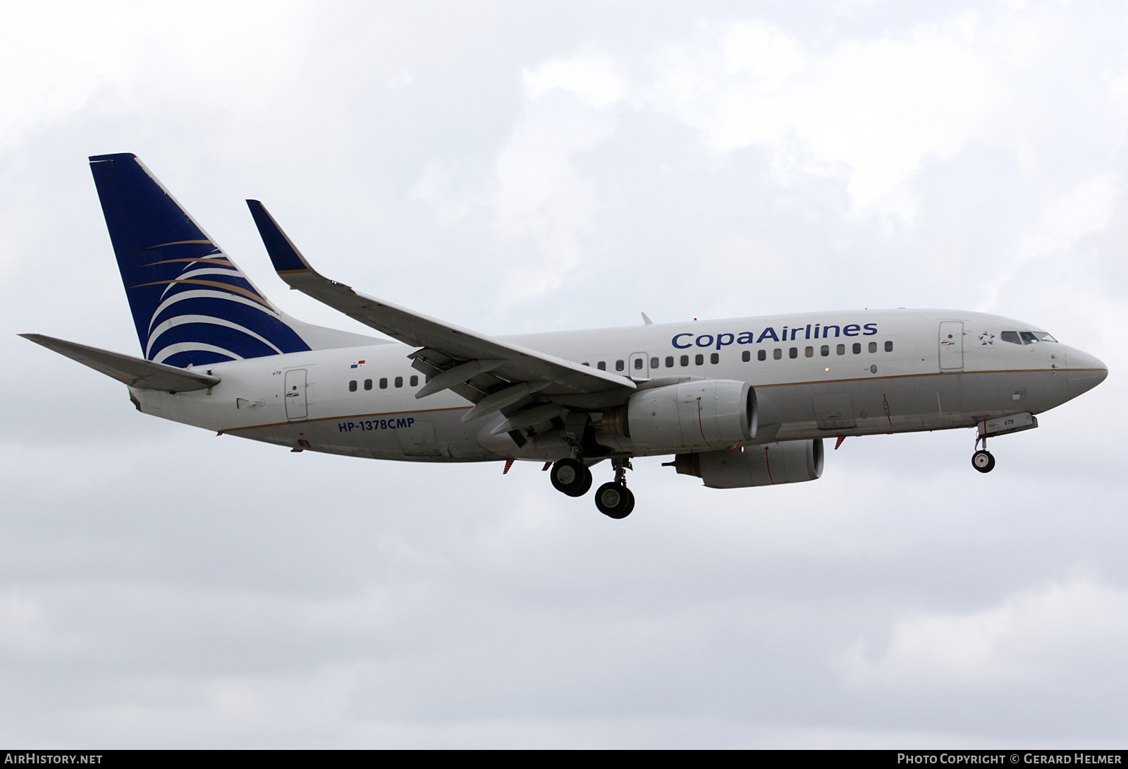 Aircraft Photo of HP-1378CMP | Boeing 737-7V3 | Copa Airlines | AirHistory.net #252583
