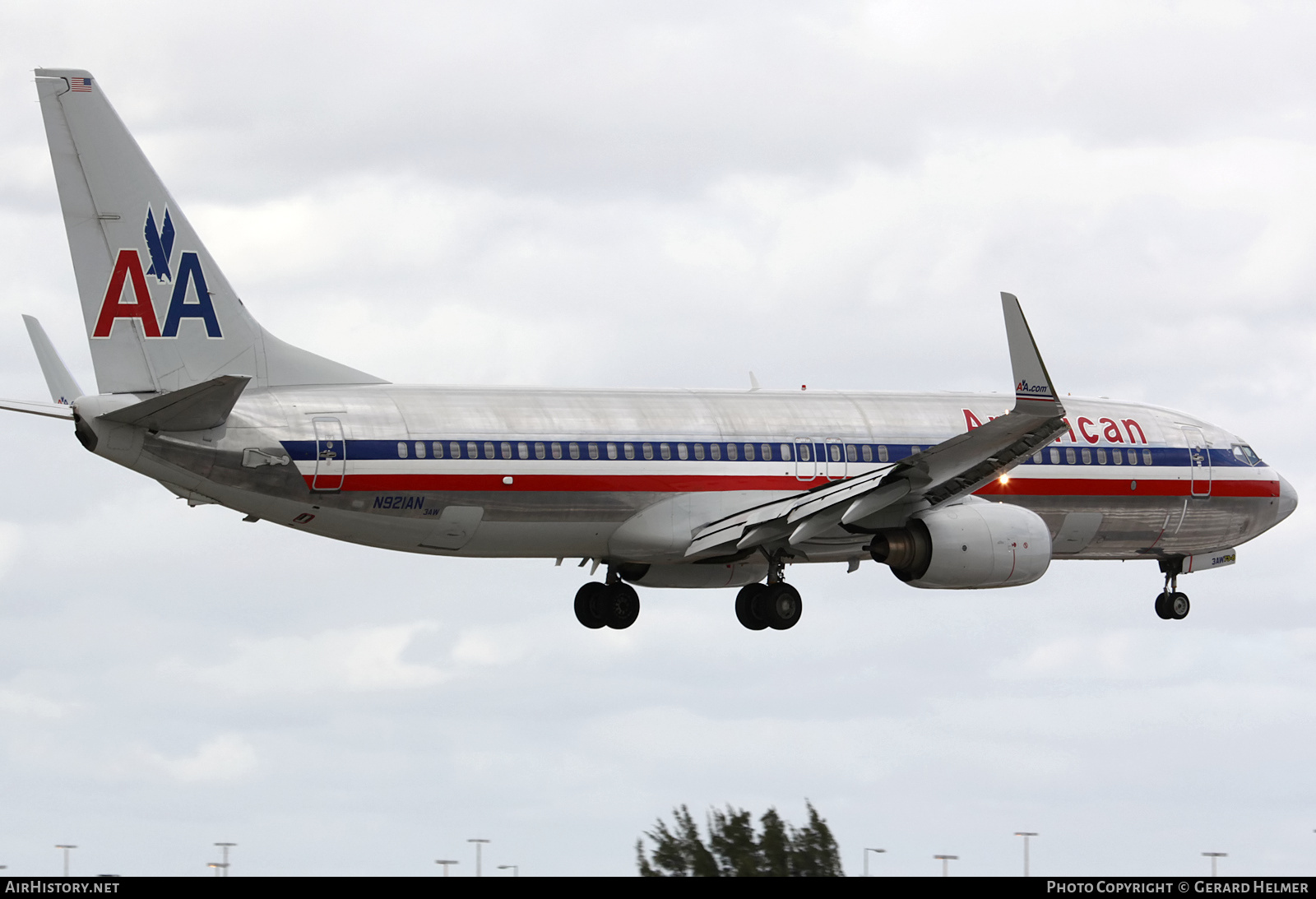 Aircraft Photo of N921AN | Boeing 737-823 | American Airlines | AirHistory.net #252602