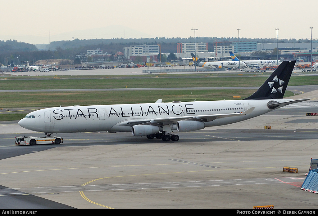Aircraft Photo of D-AIFF | Airbus A340-313 | Lufthansa | AirHistory.net #252618