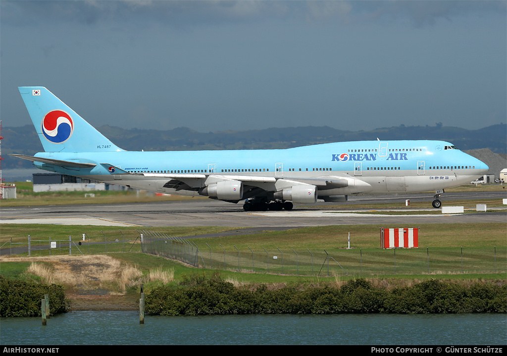 Aircraft Photo of HL7487 | Boeing 747-4B5 | Korean Air | AirHistory.net #252632
