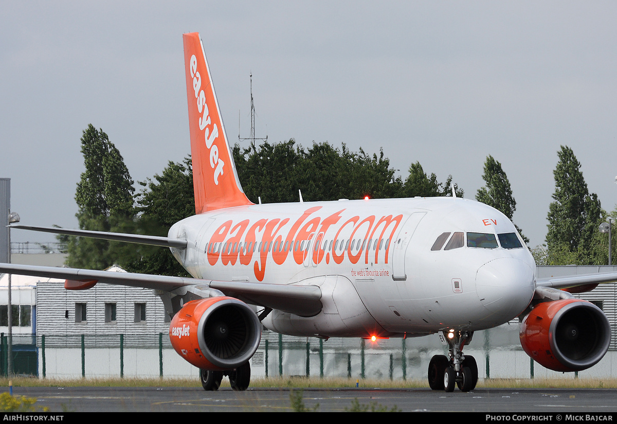 Aircraft Photo of G-EZEV | Airbus A319-111 | EasyJet | AirHistory.net #252636