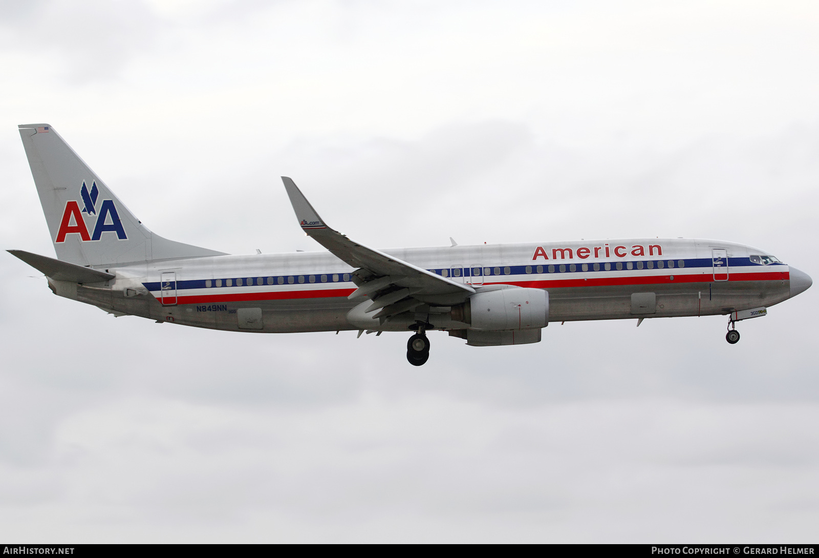 Aircraft Photo of N849NN | Boeing 737-823 | American Airlines | AirHistory.net #252640