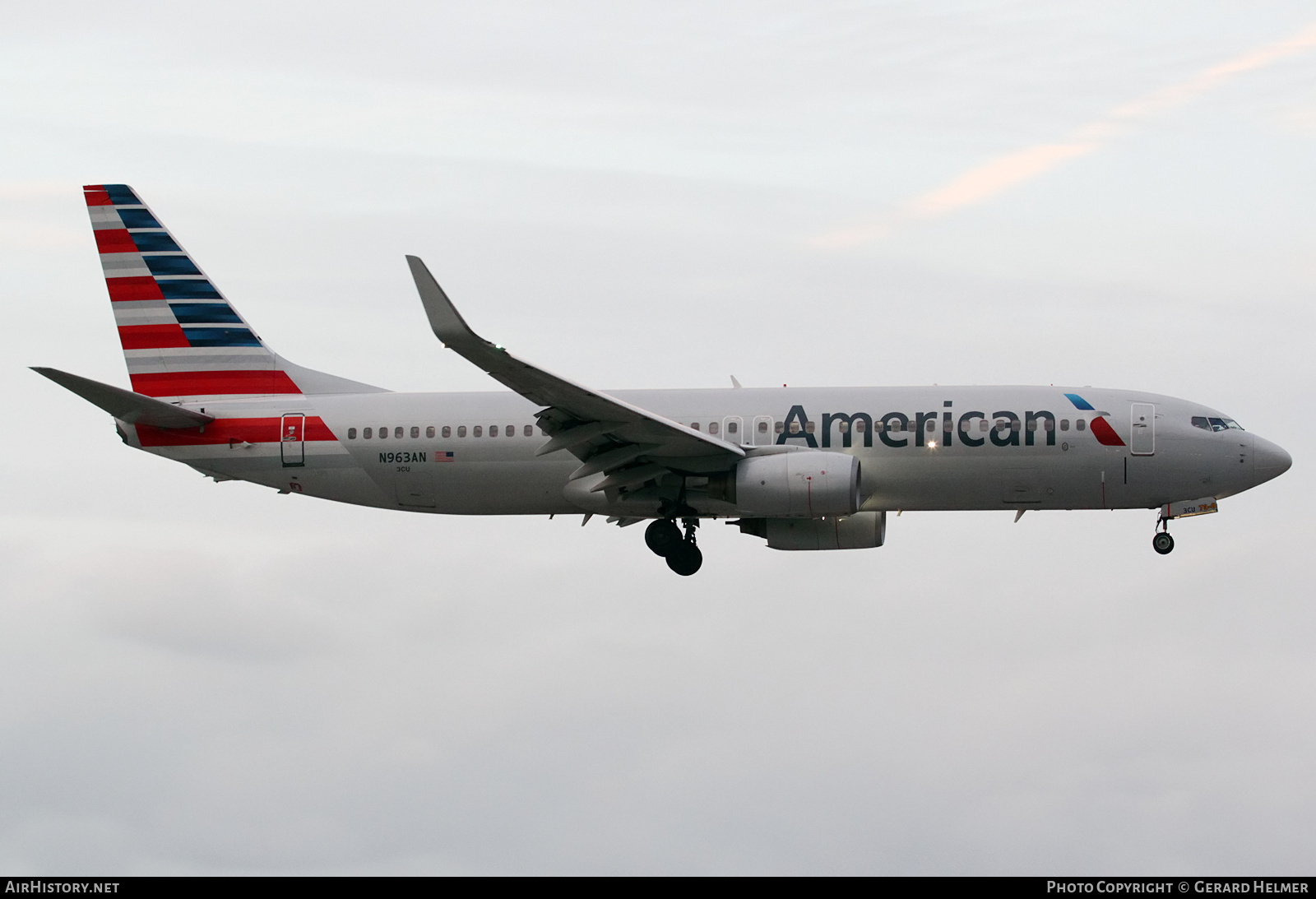 Aircraft Photo of N963AN | Boeing 737-823 | American Airlines | AirHistory.net #252642