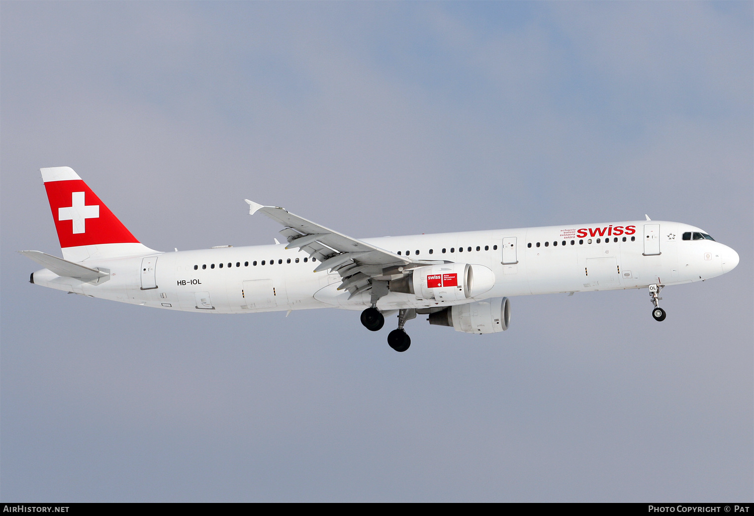 Aircraft Photo of HB-IOL | Airbus A321-111 | Swiss International Air Lines | AirHistory.net #252658