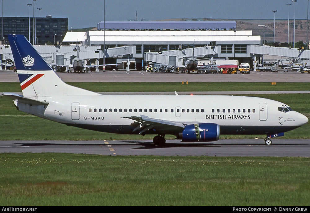 Aircraft Photo of G-MSKB | Boeing 737-5L9 | British Airways | AirHistory.net #252669