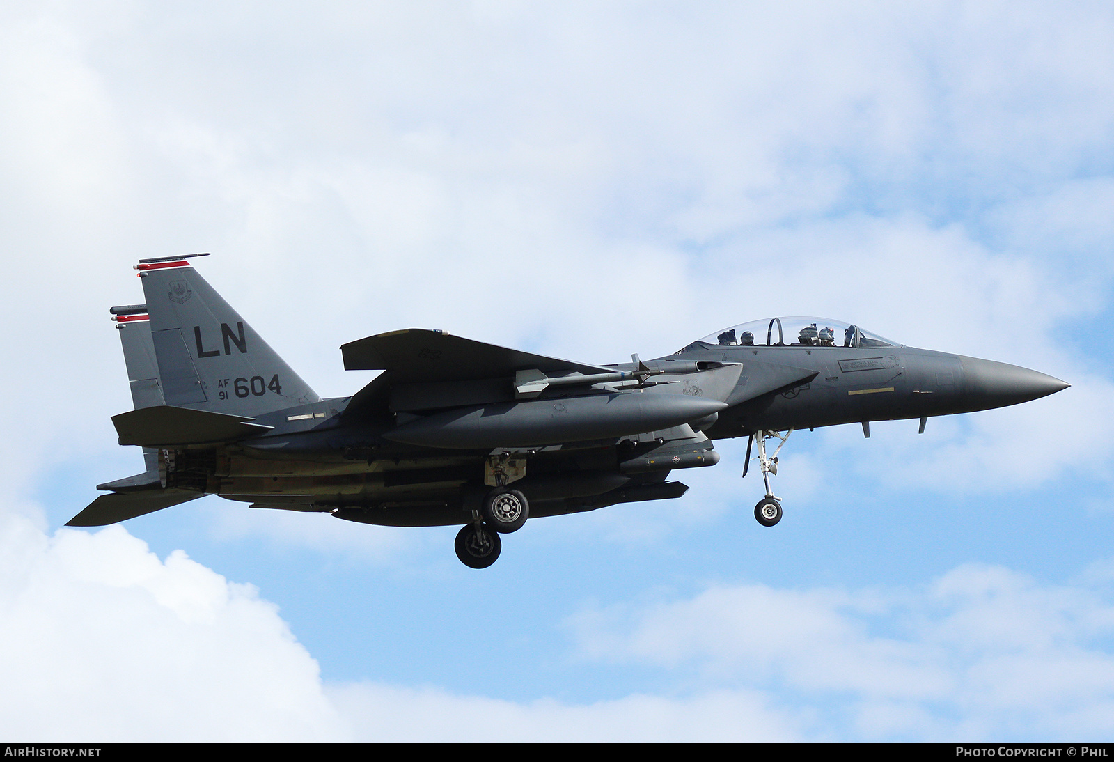 Aircraft Photo of 91-0604 / AF91-604 | McDonnell Douglas F-15E Strike Eagle | USA - Air Force | AirHistory.net #252670
