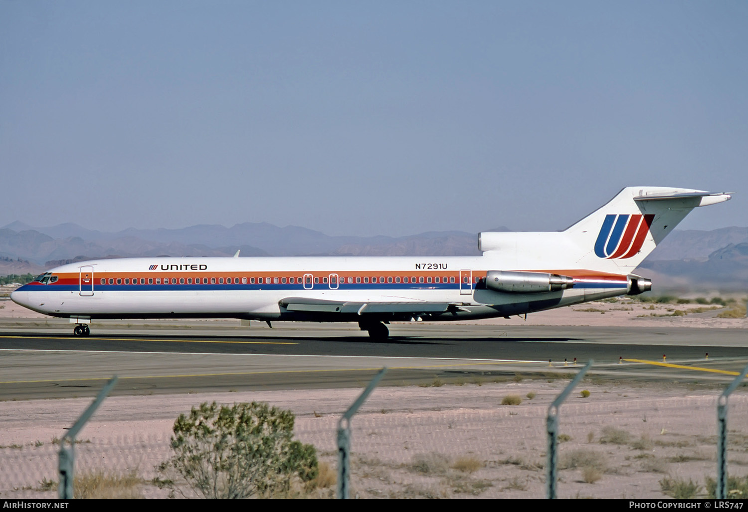 Aircraft Photo of N7291U | Boeing 727-222/Adv | United Airlines | AirHistory.net #252671