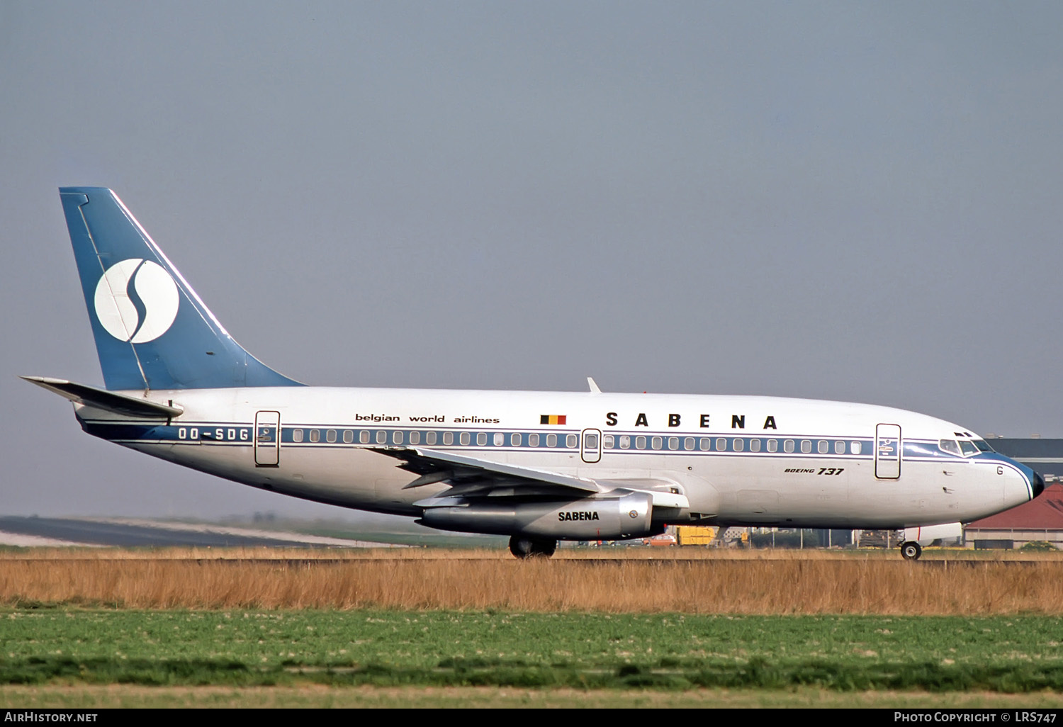 Aircraft Photo of OO-SDG | Boeing 737-229/Adv | Sabena | AirHistory.net #252675