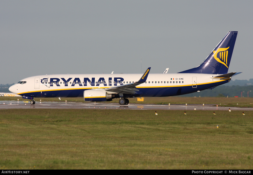 Aircraft Photo of EI-EME | Boeing 737-8AS | Ryanair | AirHistory.net #252680