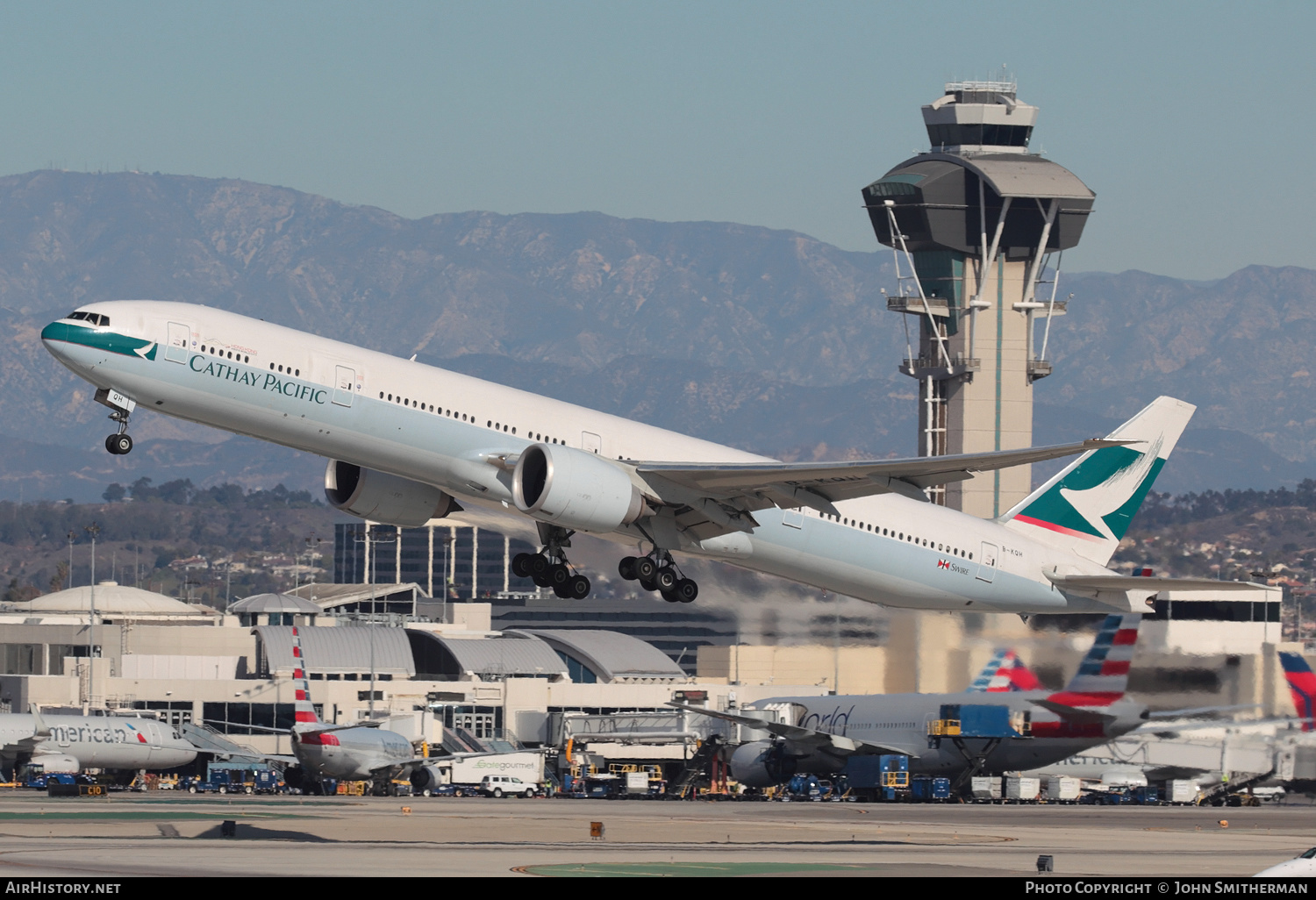 Aircraft Photo of B-KQH | Boeing 777-367/ER | Cathay Pacific Airways | AirHistory.net #252702