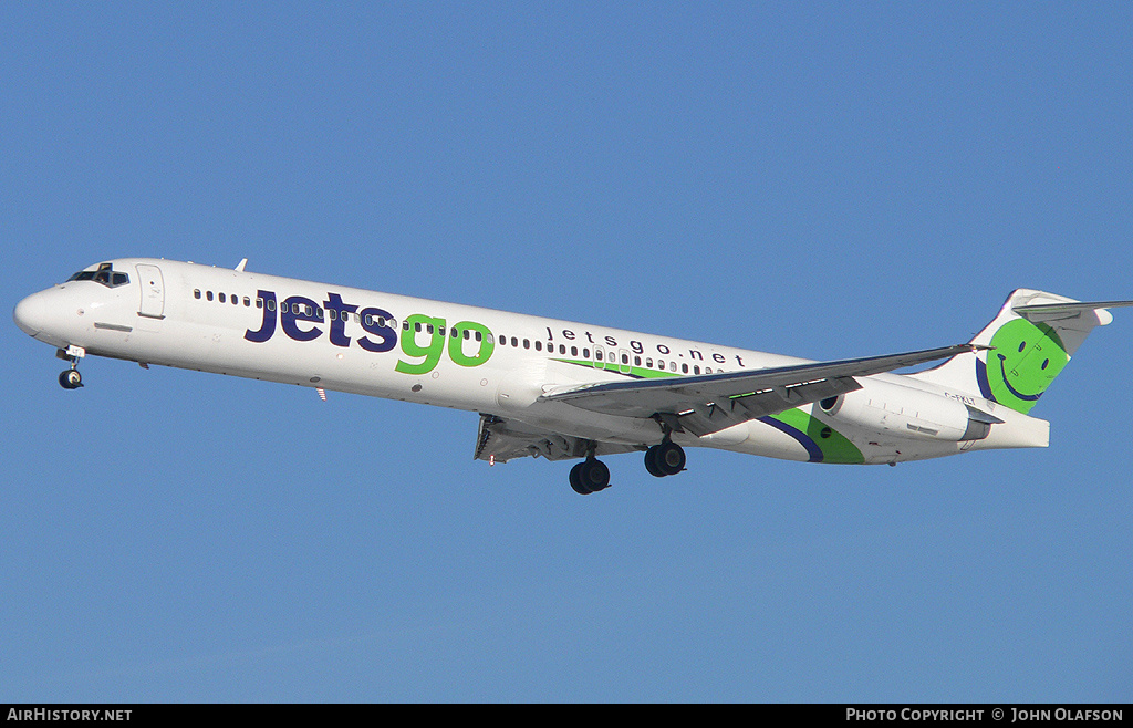 Aircraft Photo of C-FKLT | McDonnell Douglas MD-83 (DC-9-83) | Jetsgo | AirHistory.net #252715