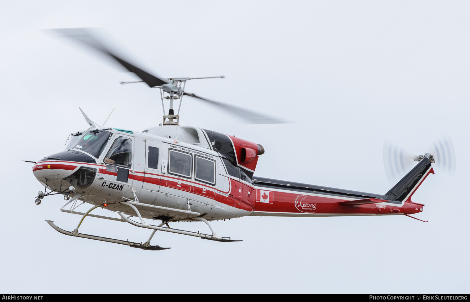 Aircraft Photo of C-GZAN | Bell 212 Twin Two-Twelve | Mustang Helicopters | AirHistory.net #252751