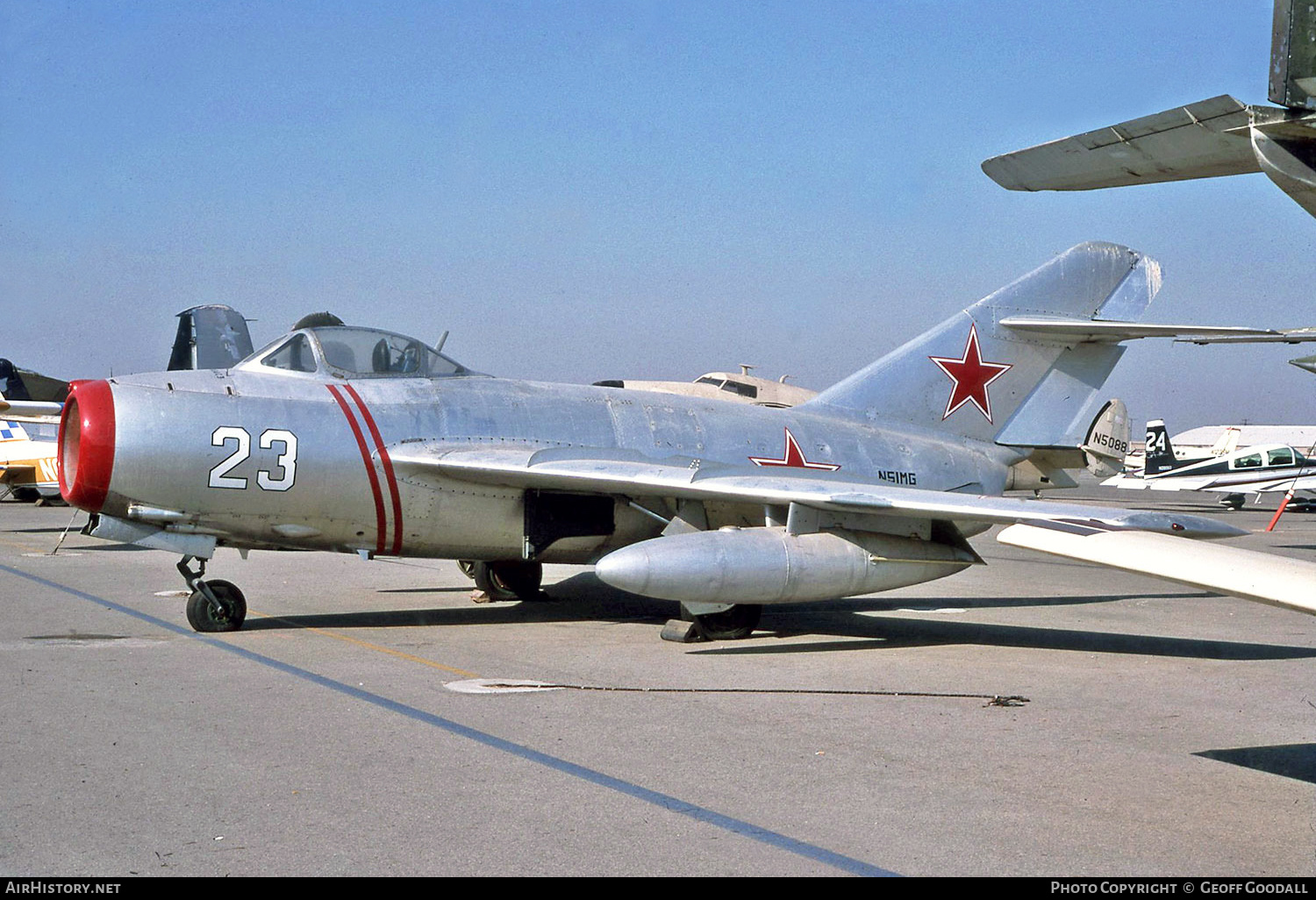 Aircraft Photo of N51MG | Mikoyan-Gurevich MiG-15bis | Soviet Union - Air Force | AirHistory.net #252773