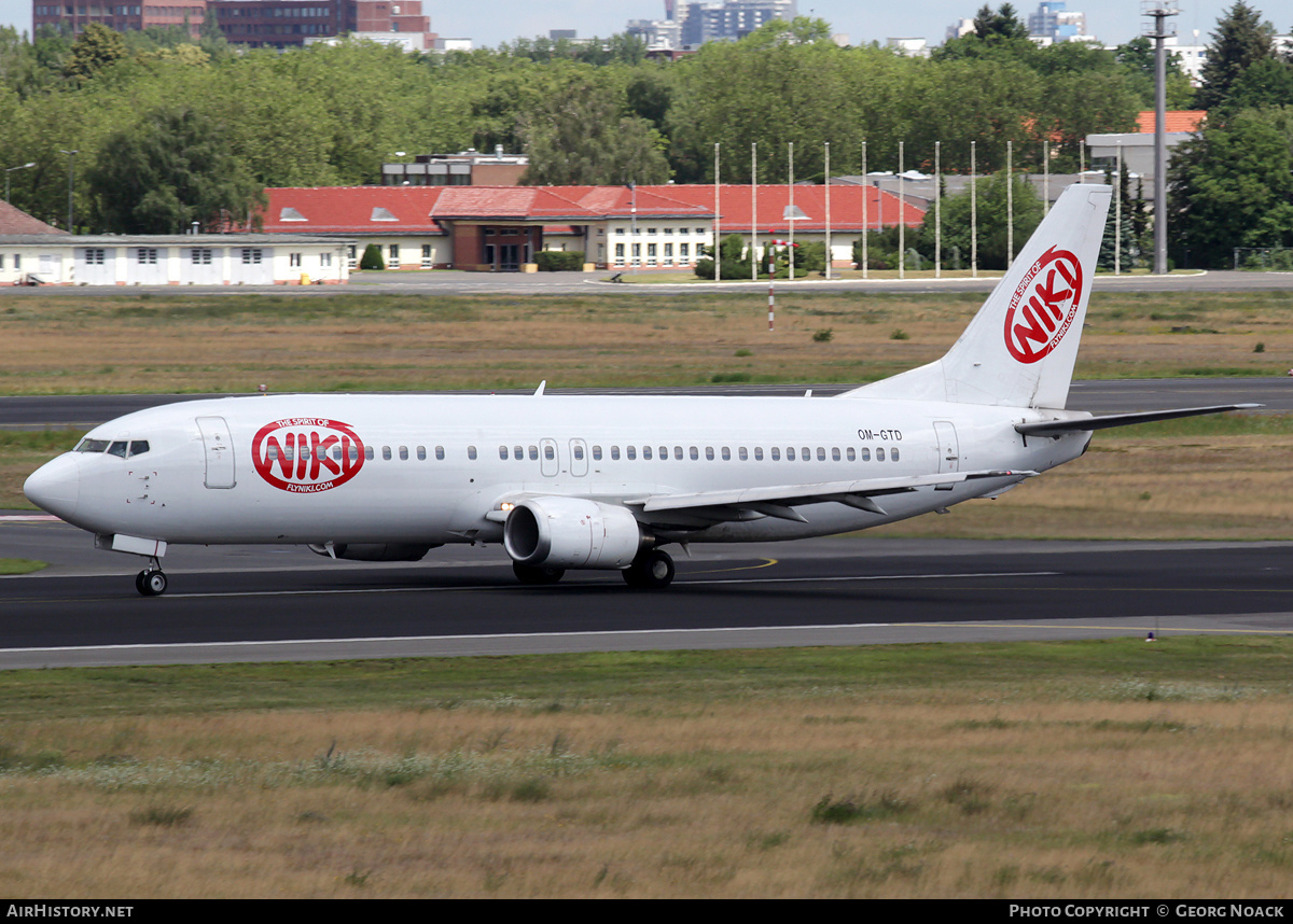 Aircraft Photo of OM-GTD | Boeing 737-46J | Niki | AirHistory.net #252799