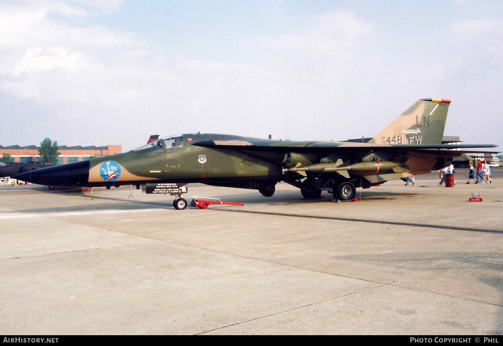 Aircraft Photo of 72-1448 / 448 | General Dynamics F-111F Aardvark | USA - Air Force | AirHistory.net #252802