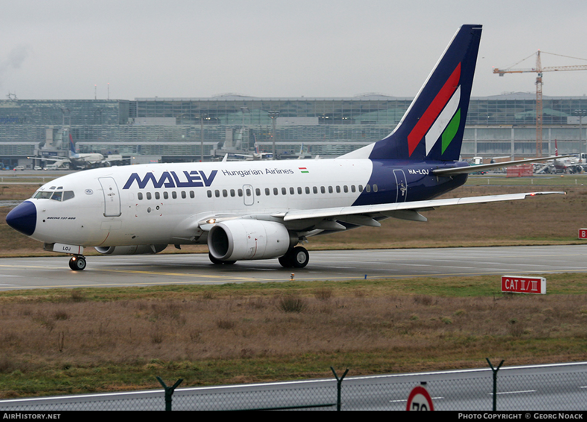 Aircraft Photo of HA-LOJ | Boeing 737-6Q8 | Malév - Hungarian Airlines | AirHistory.net #252815