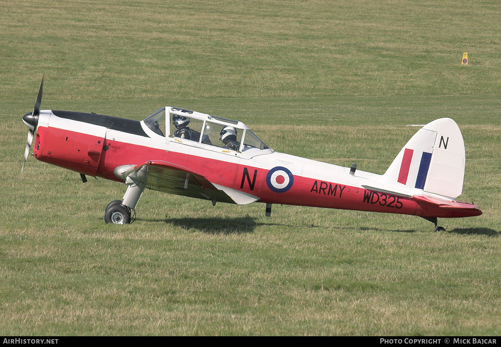 Aircraft Photo of WD325 | De Havilland DHC-1 Chipmunk T10 | UK - Army | AirHistory.net #252823