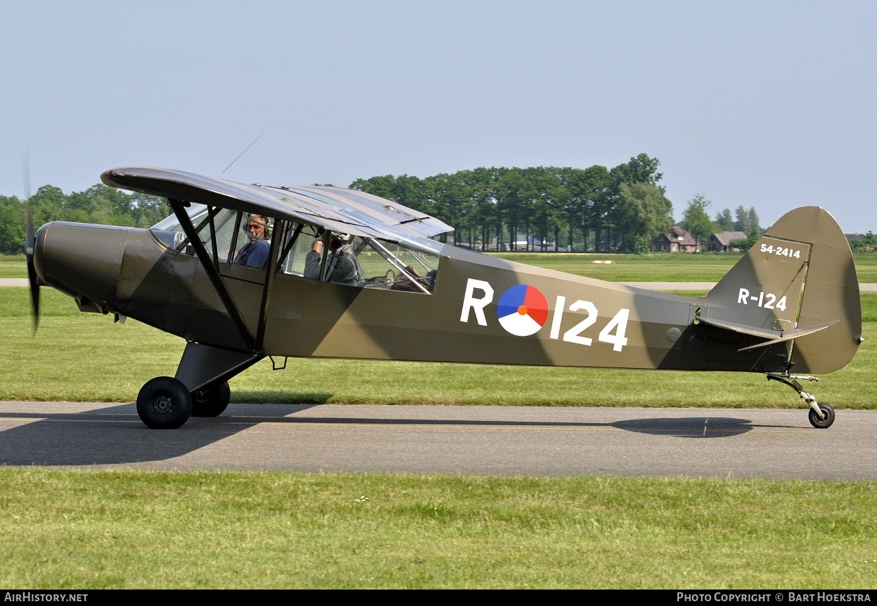 Aircraft Photo of PH-APA / R-124 | Piper L-21B Super Cub | Netherlands - Air Force | AirHistory.net #252826