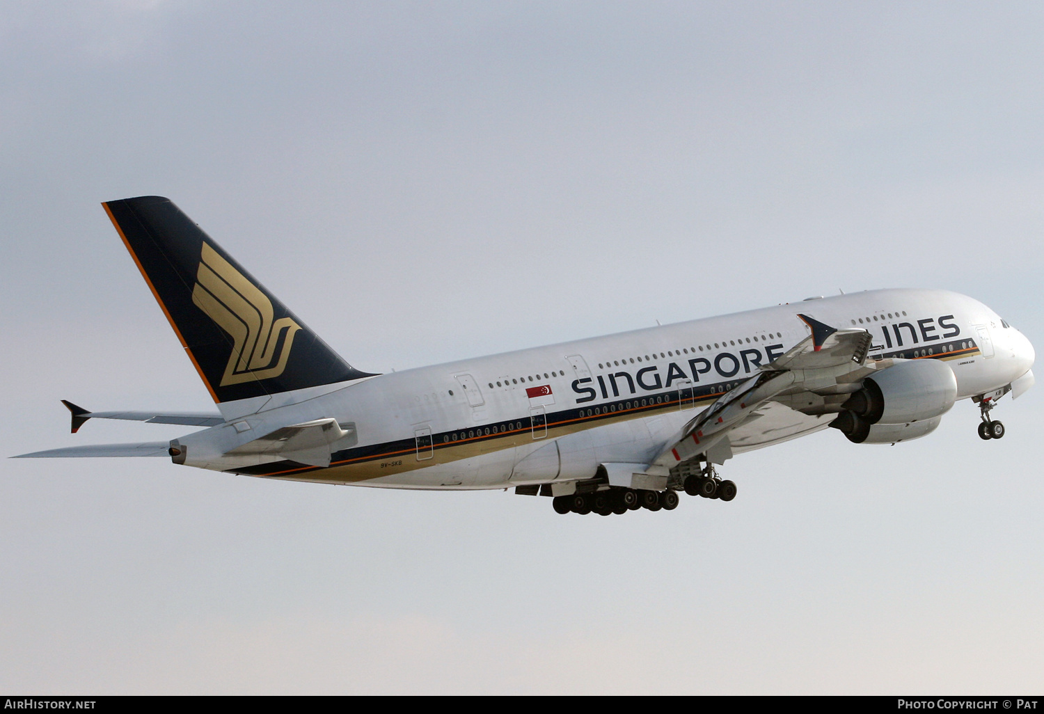 Aircraft Photo of 9V-SKB | Airbus A380-841 | Singapore Airlines | AirHistory.net #252829
