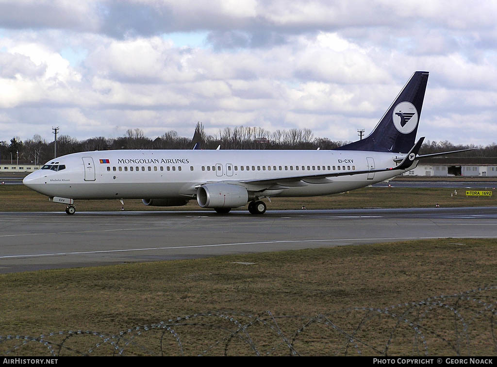 Aircraft Photo of EI-CXV | Boeing 737-8CX | MIAT Mongolian Airlines | AirHistory.net #252835