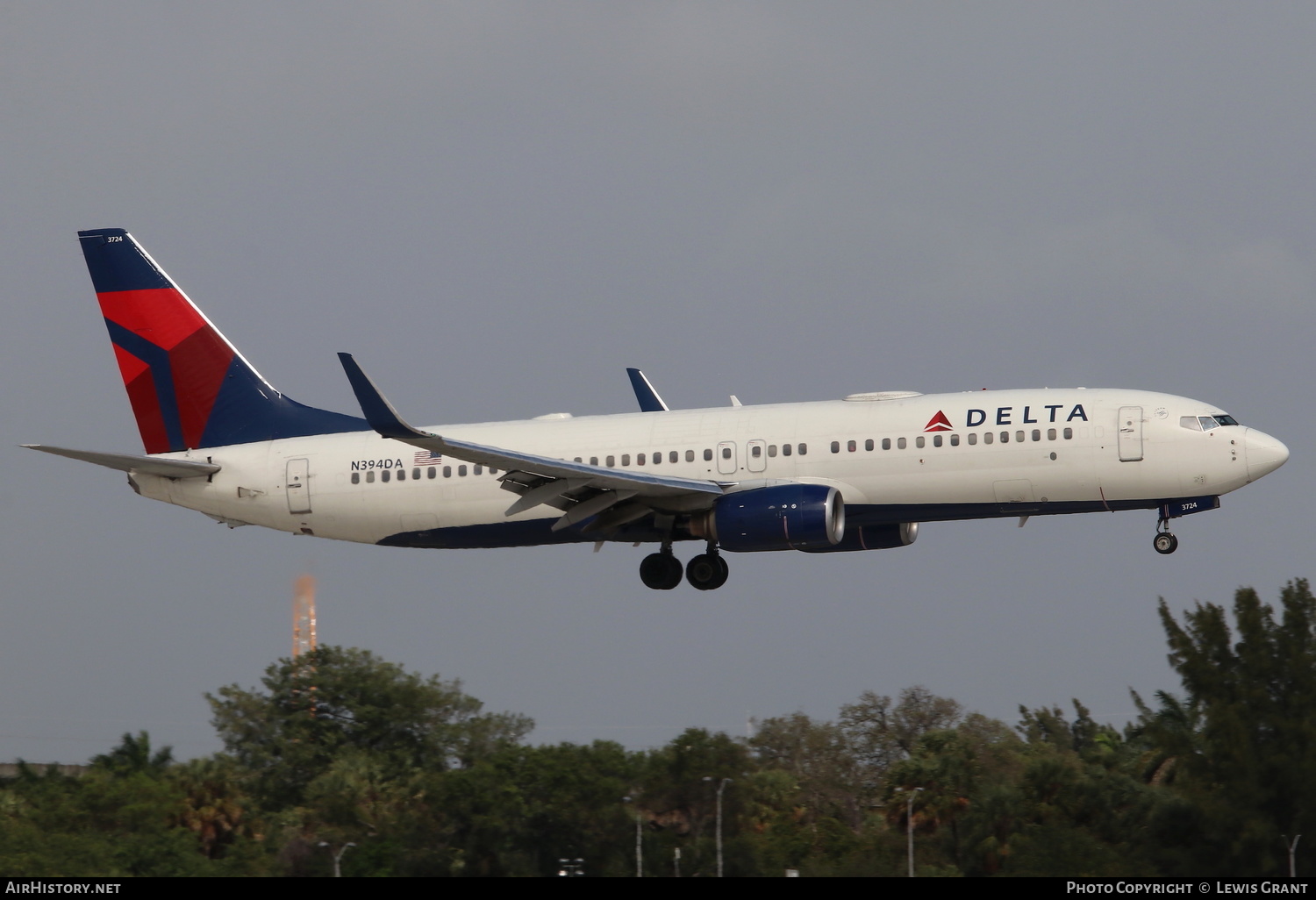 Aircraft Photo of N394DA | Boeing 737-832 | Delta Air Lines | AirHistory.net #252846