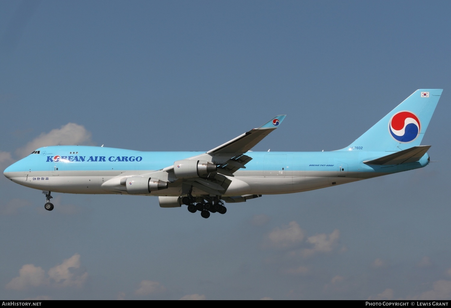 Aircraft Photo of HL7602 | Boeing 747-4B5F/ER/SCD | Korean Air Cargo | AirHistory.net #252848