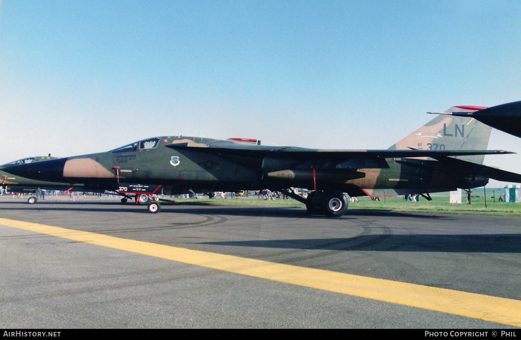 Aircraft Photo of 70-2370 / AF70-370 | General Dynamics F-111F Aardvark | USA - Air Force | AirHistory.net #252853