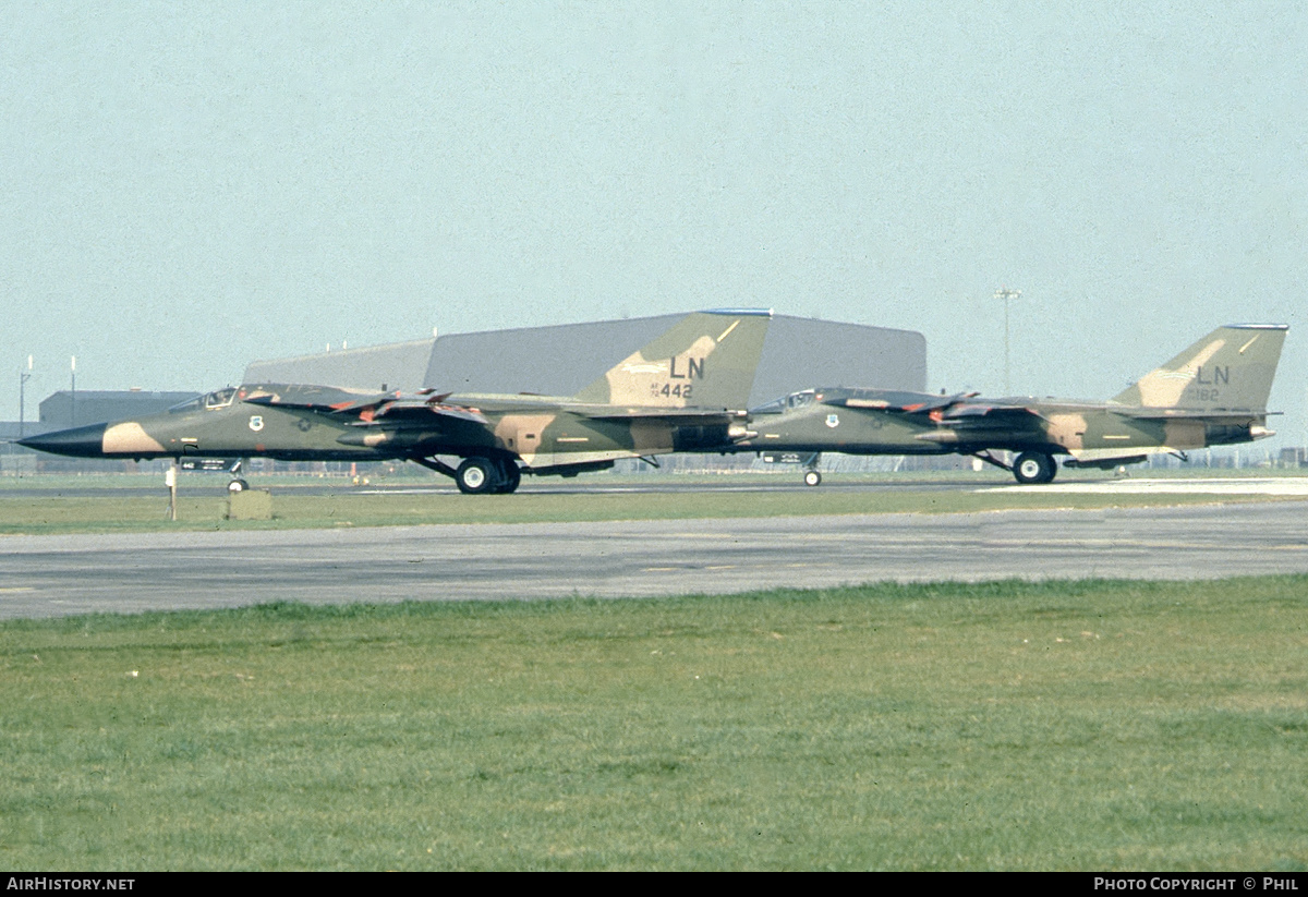 Aircraft Photo of 72-1442 / AF72-442 | General Dynamics F-111F Aardvark | USA - Air Force | AirHistory.net #252857